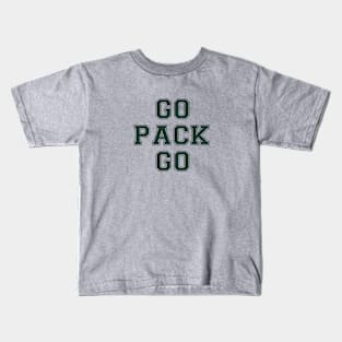 Go Pack Go- Green Bay Packer Kids T-Shirt